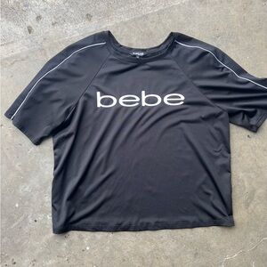 Black Bebe sportswear top size medium